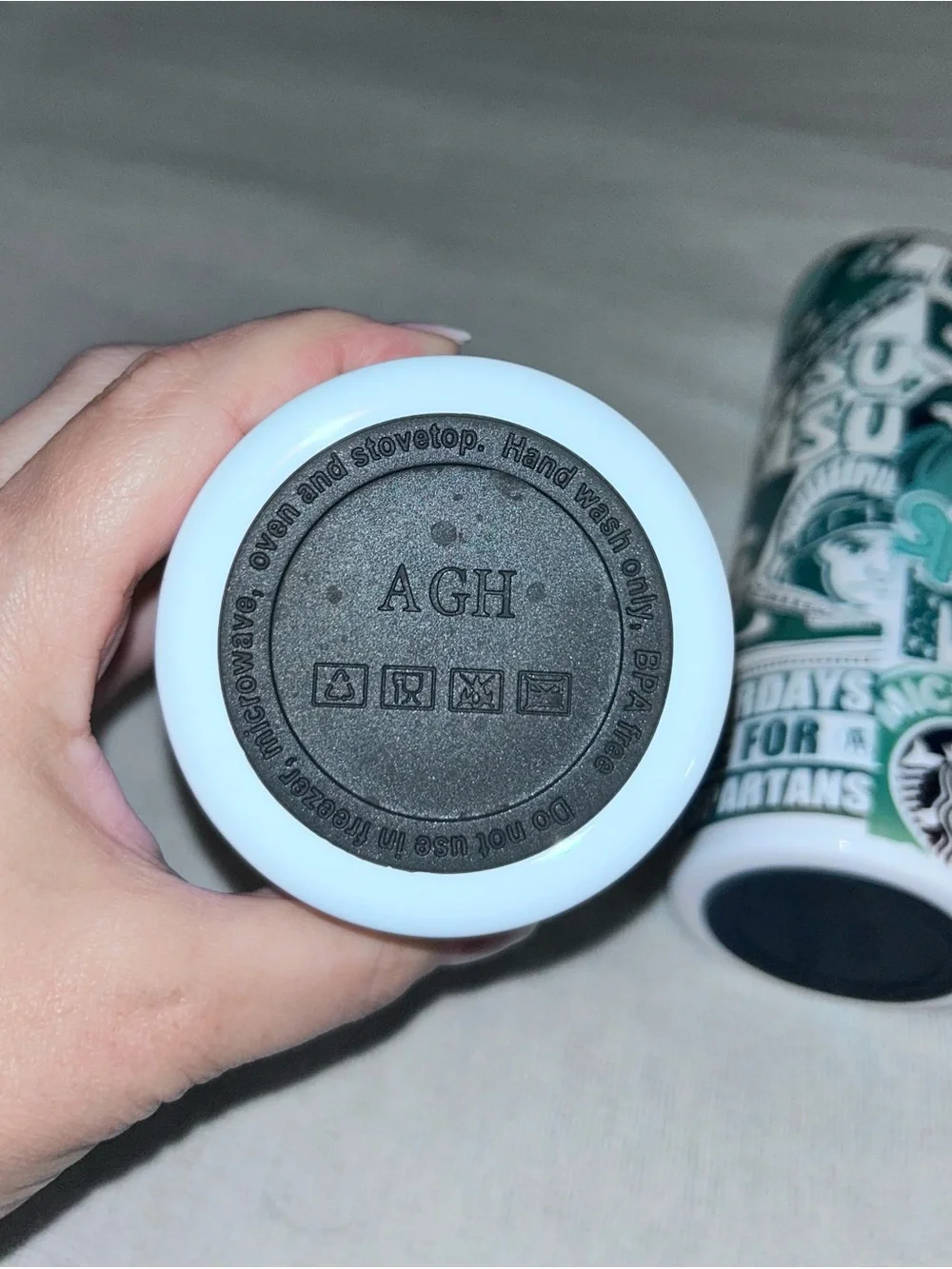 2 Michigan State Spartans 20 oz Skinny Tumblers Stainless Insulated MSU Gift